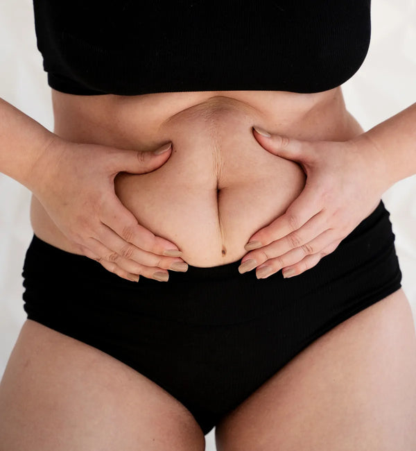 Your belly feels puffier and more bloated than it used to, especially around the middle.