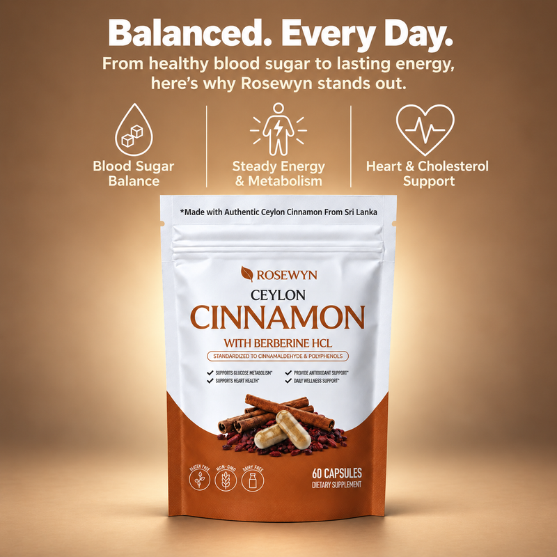 Ceylon Cinnamon with Berberine HCL | Rosewyn