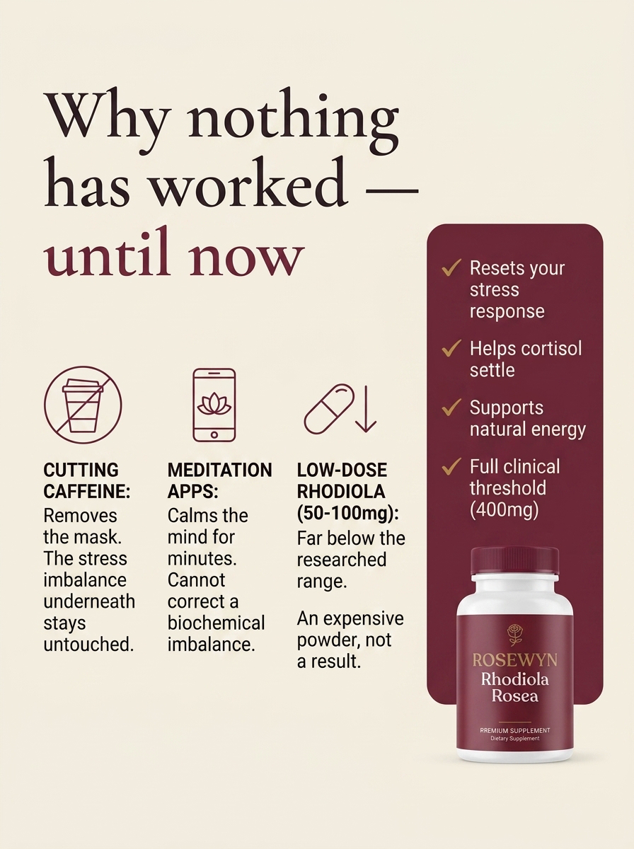 Rhodiola Rosea - Natural Adaptogen Made in UK [400mg]
